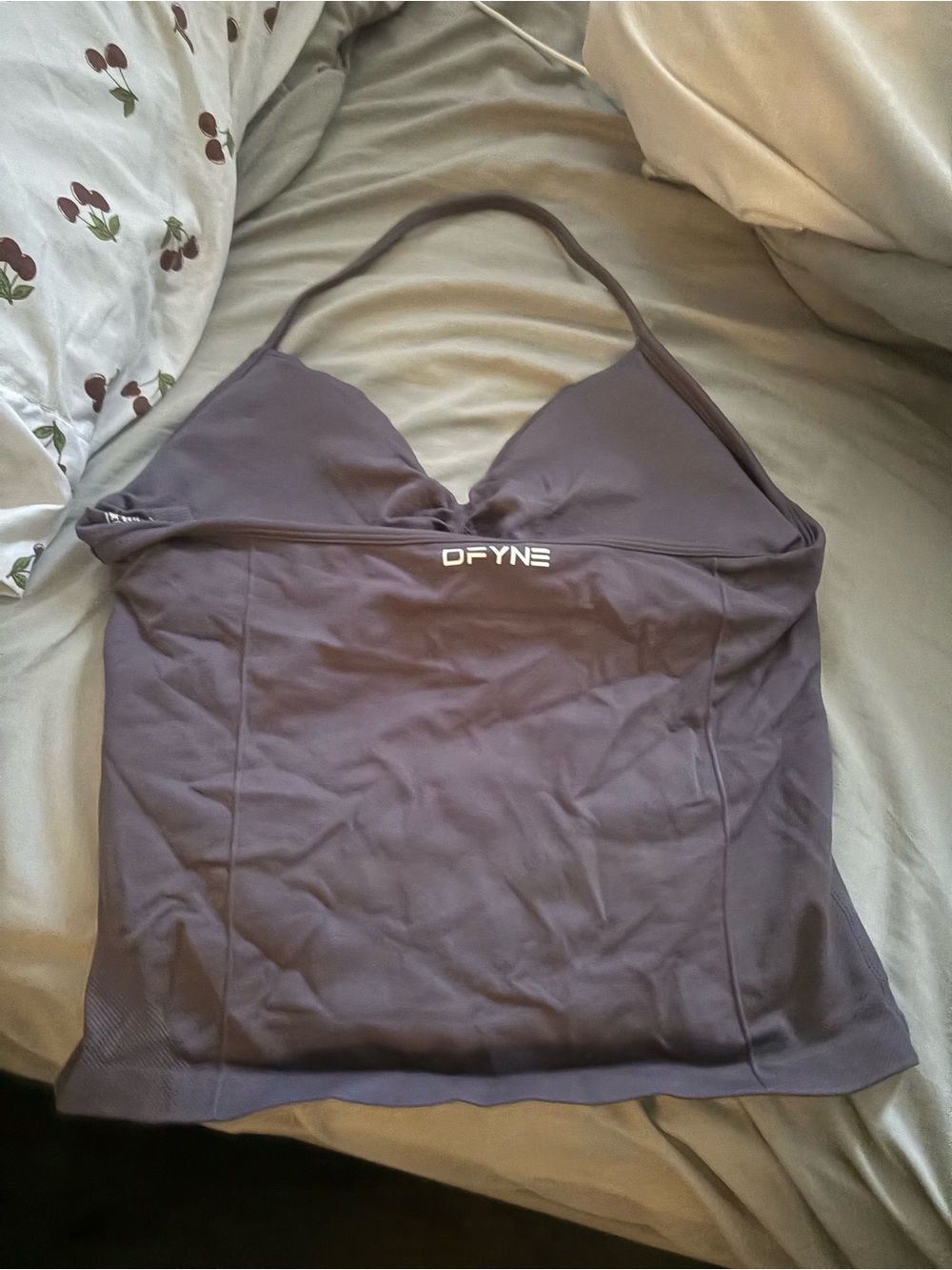 DFYNE Purple halter neck